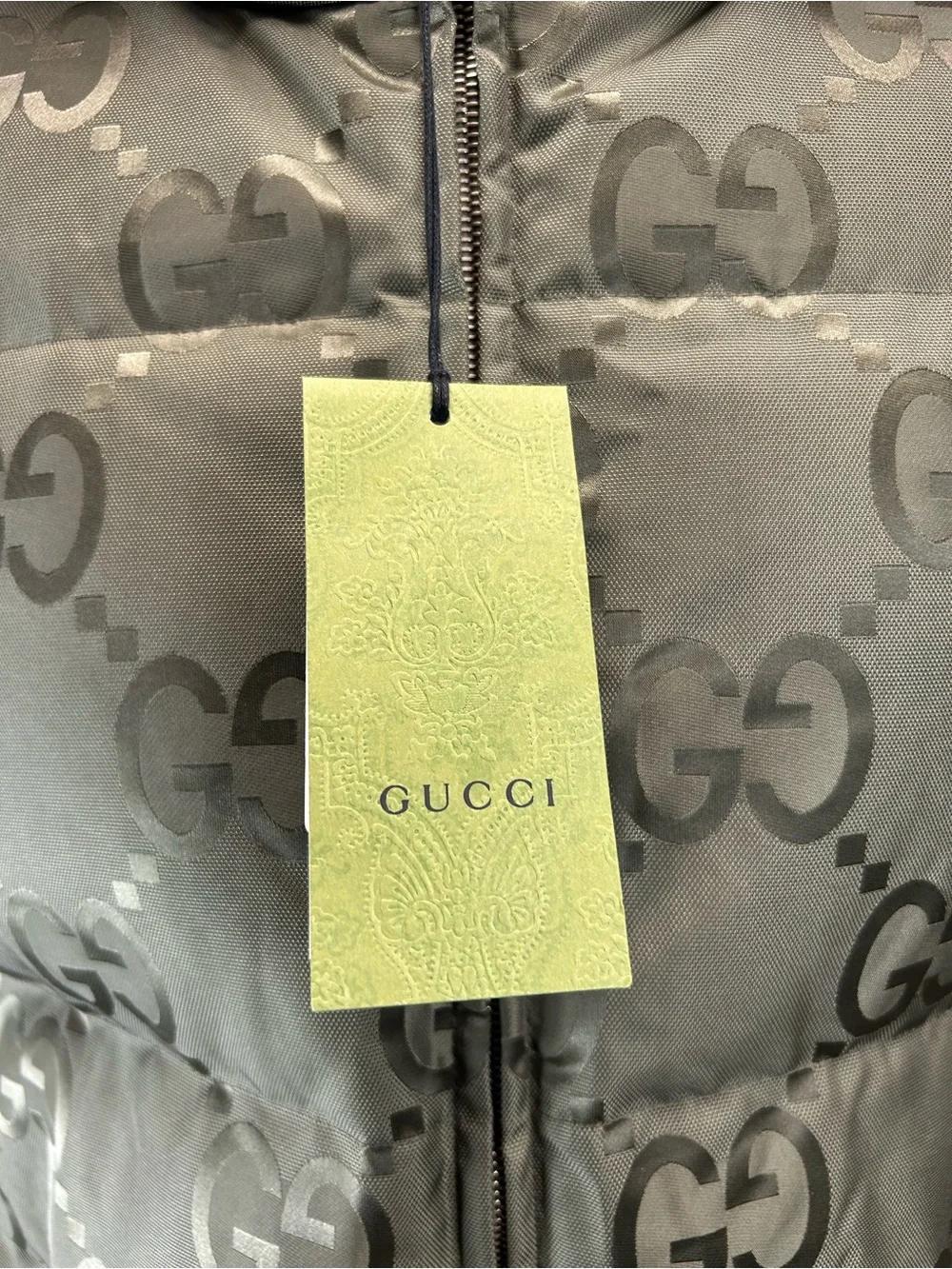 Gucci Jumbo GG canvas down jacket